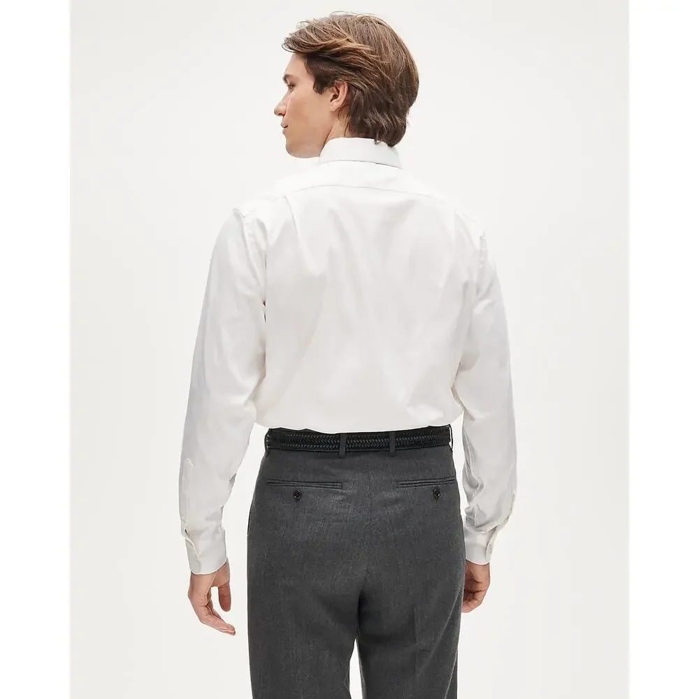 J. Crew Bowery Performance Stretch Dress Shirt Spread Collar White Size L NWT